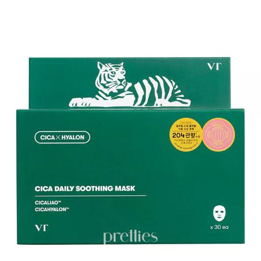【バラ購入可】CICA DAILY SOOTHING MASK 30枚入り×4箱 VT Cosmetics CICA Daily Soothing Skincare Mask (Pack of 30