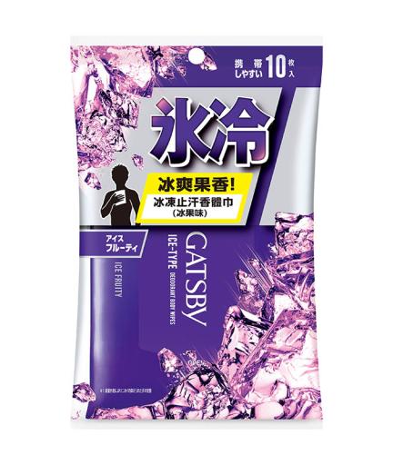 Ice-Type Deodorant Body Wipes - Ice Fruity