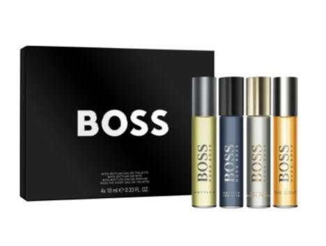 Men's Boss 男士旅行香水春夏禮品 4 件套裝