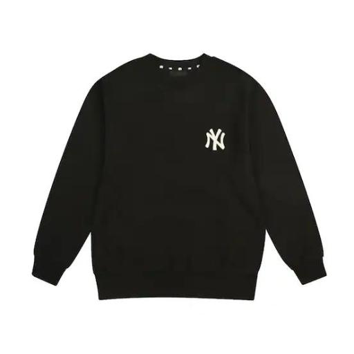 NY紐約洋基隊刺繡徽章 運動衛衣 (黑色)