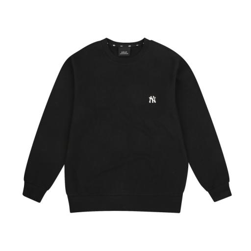 New York Yankees Double Felt Comfort Sweatshirt (Black)