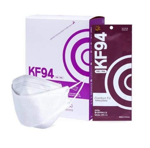 3D-KF94 Comfort Fit 成人口罩(白色)