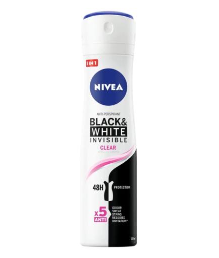 Invisible Black & White Clear Spray